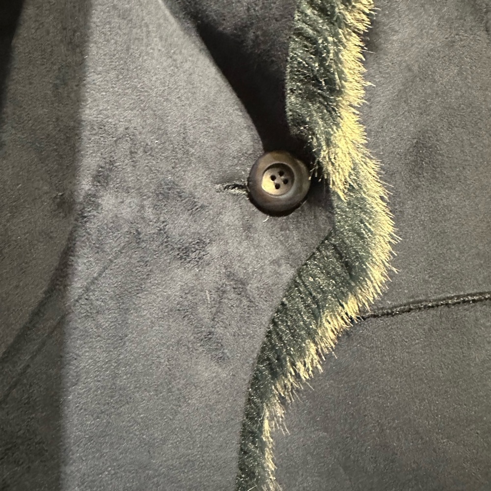 Cecil Gee Suede/Faux Fur Jacket L-XL - Picture 9 of 11